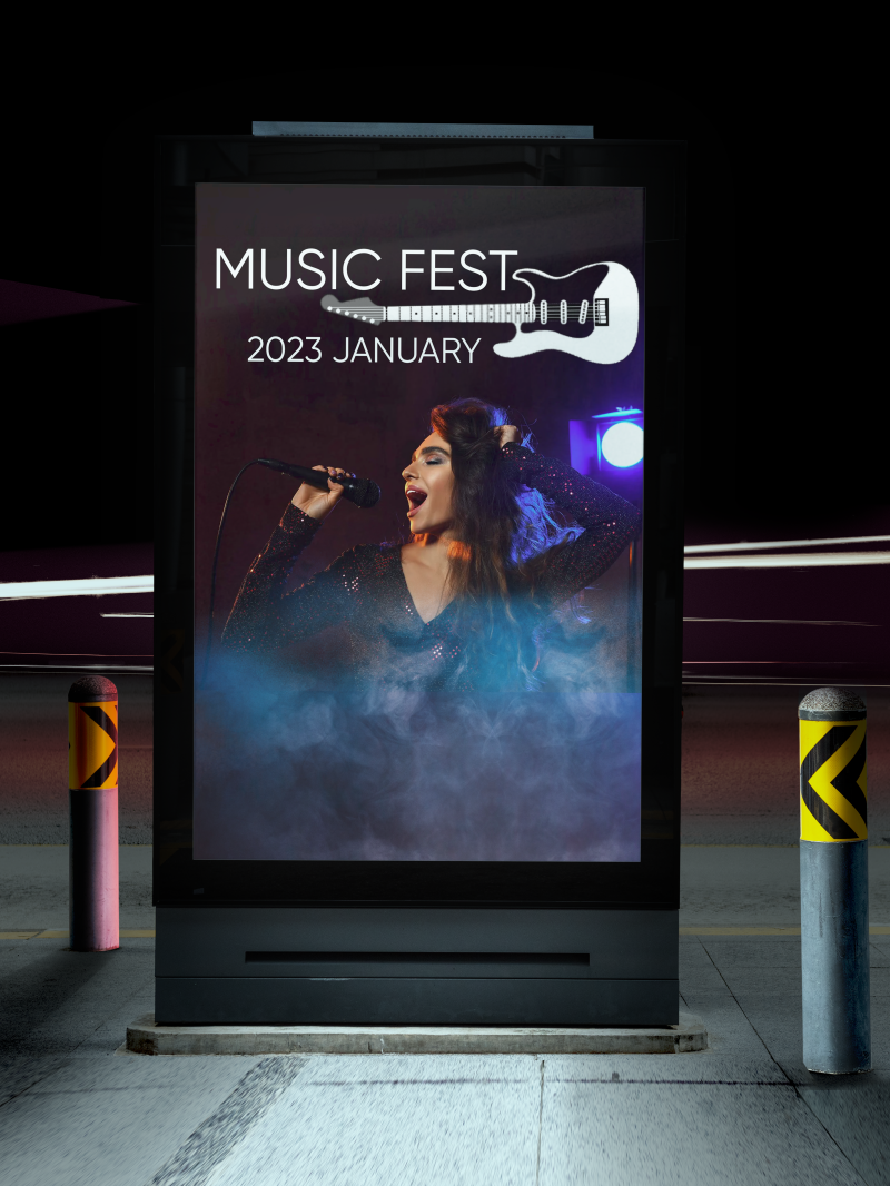 Backlit banners